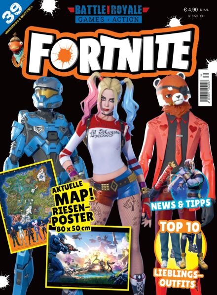 Fortnite Battle Royale Das Magazin – August 2025 Cover