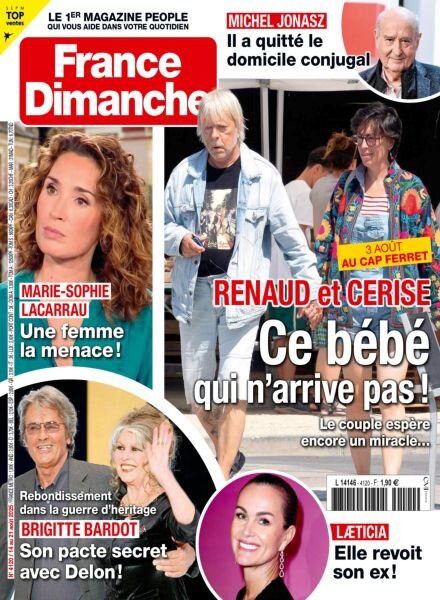 France Dimanche – 14 Aout 2025 Cover