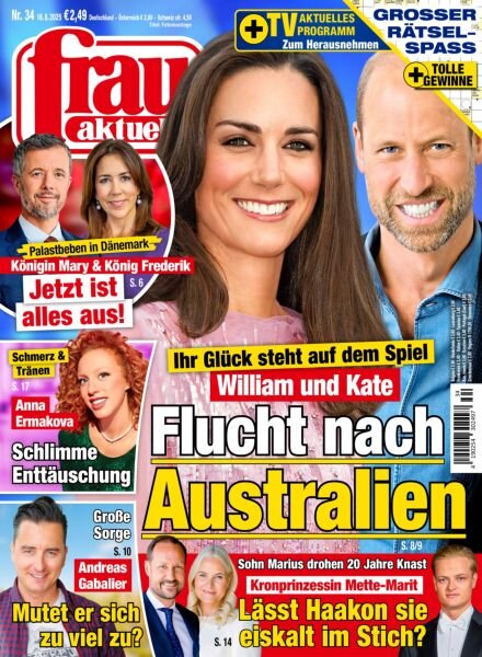 frau aktuell – 16 August 2025 Cover