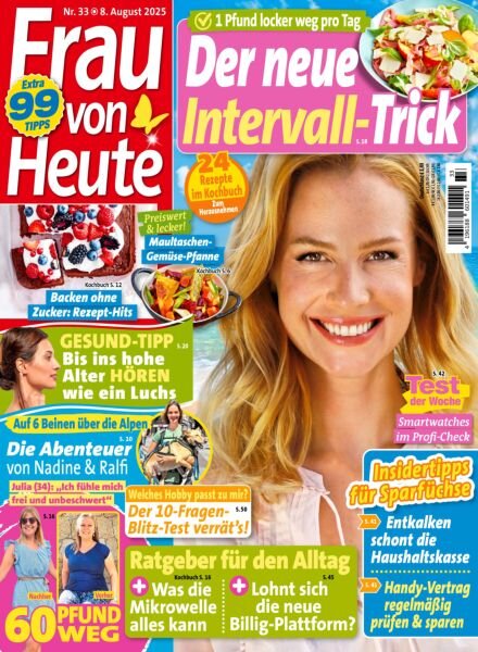 Frau von Heute – 8 August 2025 Cover