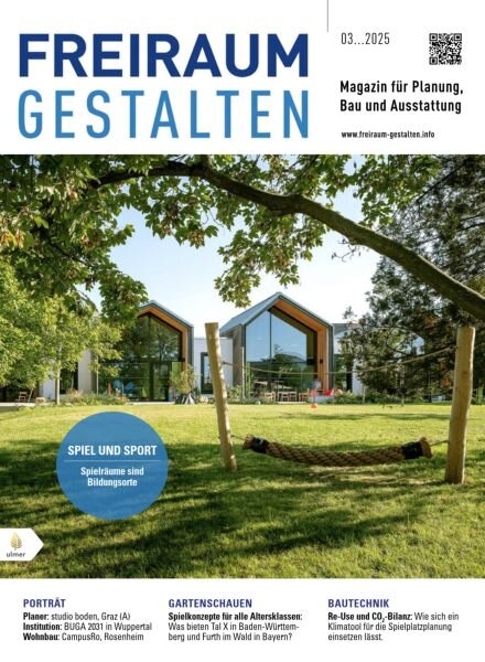 Freiraum Gestalten – Nr 3 2025 Cover