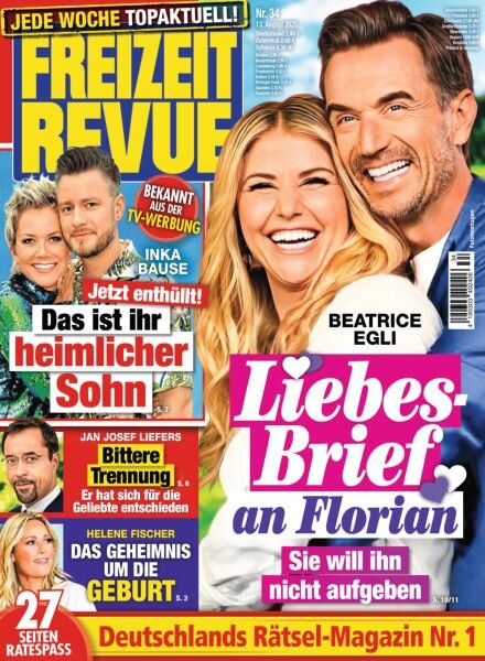 Freizeit Revue – 12 August 2025 Cover