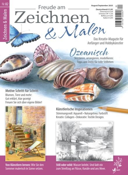 Freude am Zeichnen & Malen – August-September 2025 Cover