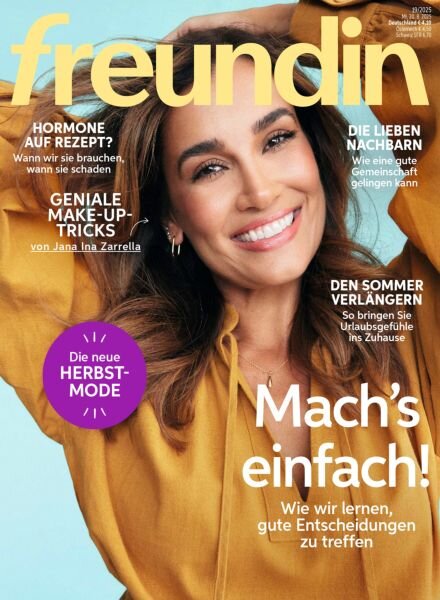 Freundin – 19 August 2025 Cover