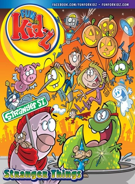Fun For Kidz Magazine – Stranger Things – August 2025 Cover
