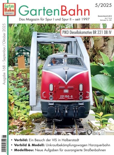 GartenBahn – September-Oktober 2025 Cover