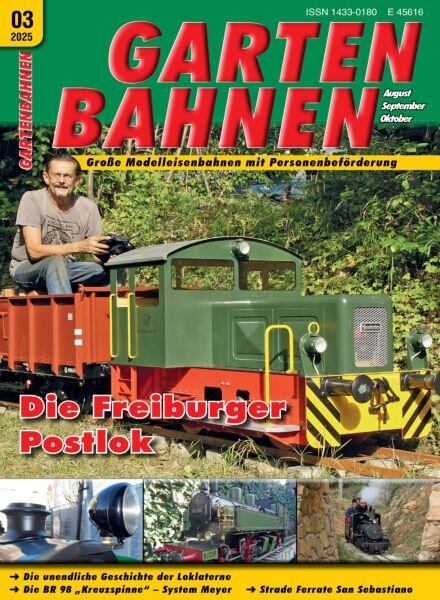 Gartenbahnen – August-September-Oktober 2025 Cover