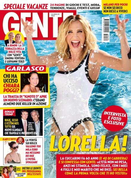 Gente Italia – 2 Agosto 2025 Cover
