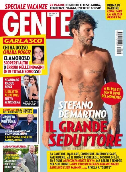 Gente Italia – 9 Agosto 2025 Cover