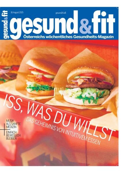 Gesund & Fit – 18 August 2025 Cover