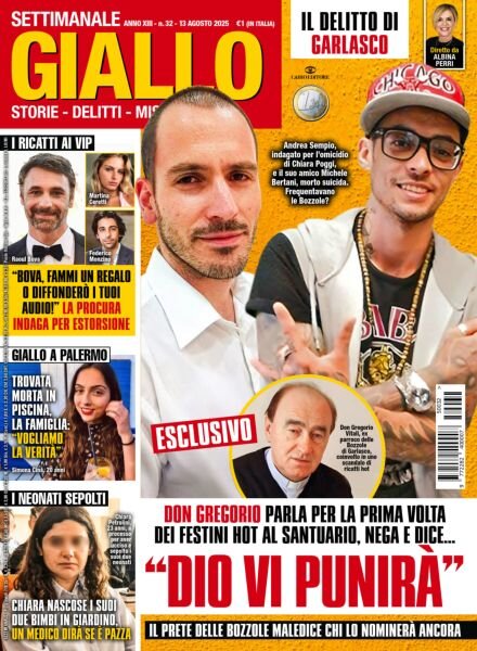 Giallo – 13 Agosto 2025 Cover