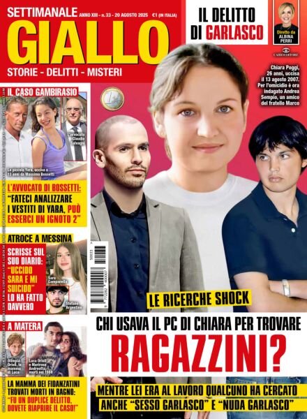 Giallo – 20 Agosto 2025 Cover