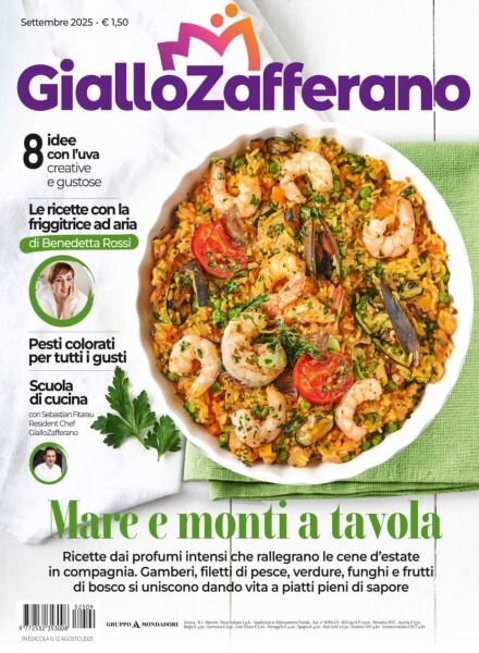 Giallo Zafferano – Settembre 2025 Cover
