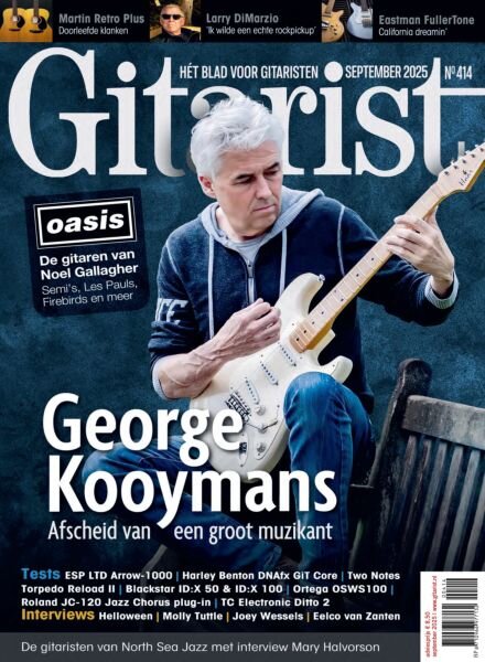 Gitarist Netherlands – Augustus 2025 Cover