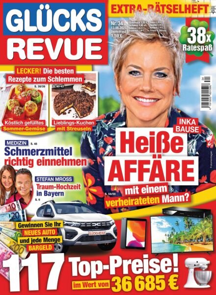 Glucks Revue – 12 August 2025 Cover