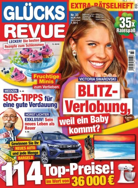 Glucks Revue – 5 August 2025 Cover