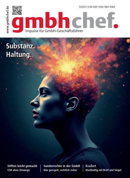 gmbhchef – Nr 3 2025 Cover