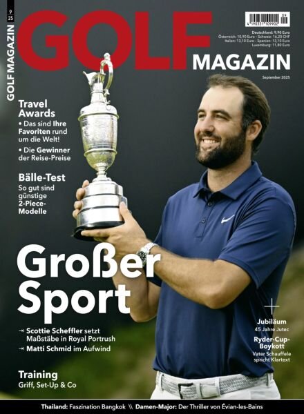Golf Magazin – September 2025 Cover