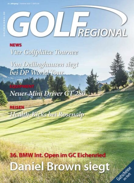 Golf Regional – Sommer 2025 Cover