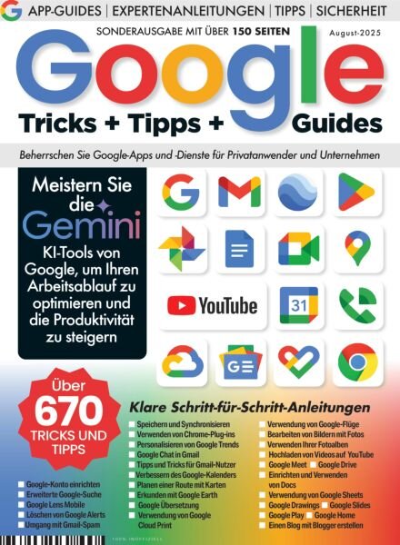Google Tricks Tipps und Guides – August 2025 Cover