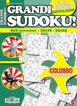 Grandi Sudoku – Agosto-Settembre 2025