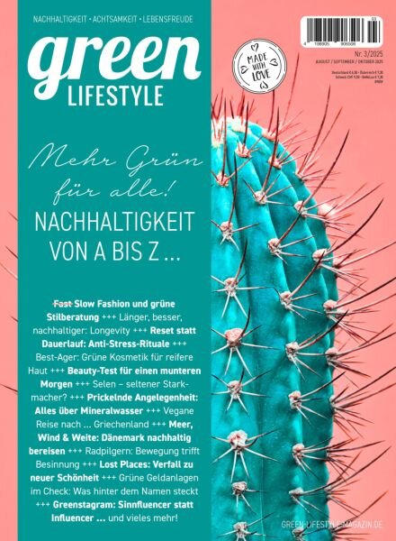 greenLIFESTYLE – August-September-Oktober 2025 Cover