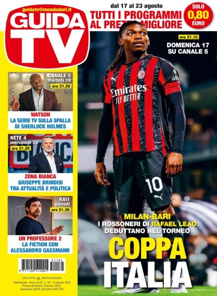 GuidaTV – 12 Agosto 2025 Cover