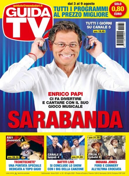 GuidaTV – 29 Luglio 2025 Cover