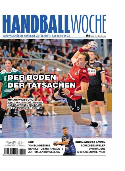 Handballwoche – 12 August 2025 Cover