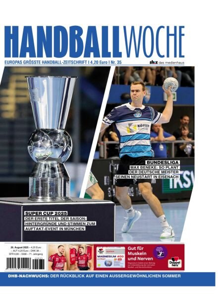 Handballwoche – 26 August 2025 Cover