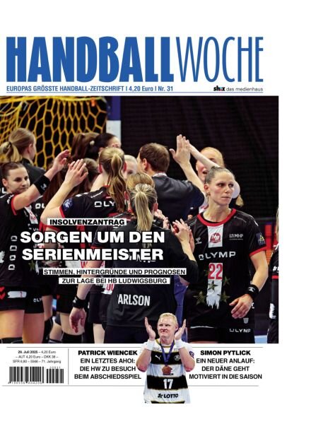 Handballwoche – 29 Juli 2025 Cover