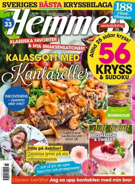 Hemmets Veckotidning – 13 Augusti 2025 Cover
