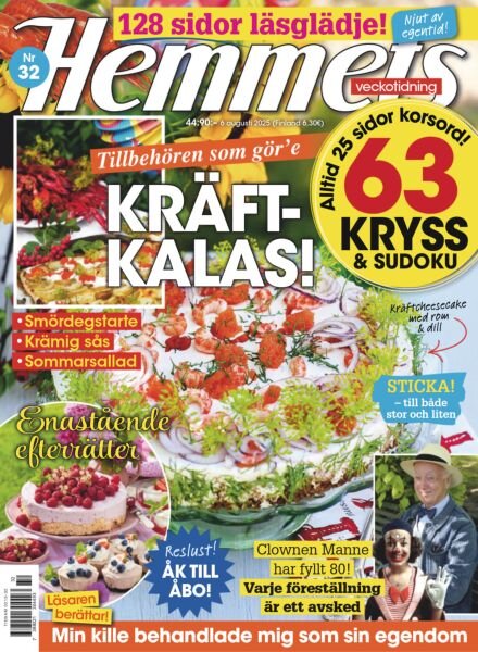 Hemmets Veckotidning – 6 Augusti 2025 Cover