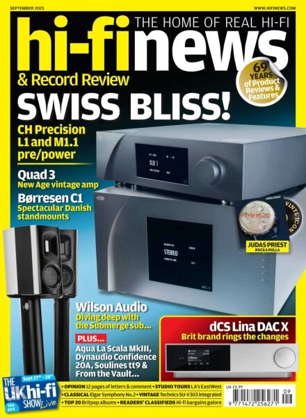 Hi-Fi News – September 2025 Cover