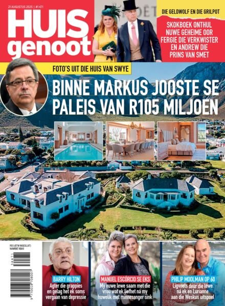 Huisgenoot – 21 August 2025 Cover
