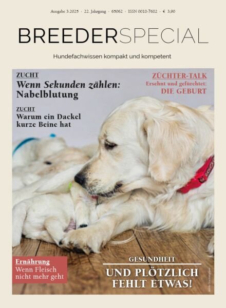 HundeWelt Breeder Special – Nr 3 2025 Cover