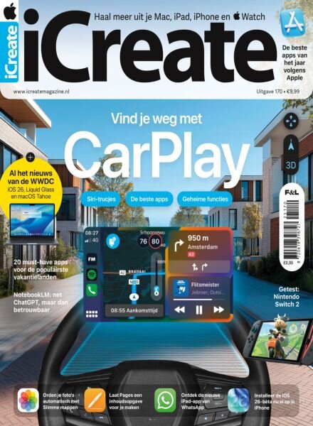 iCreate Netherlands – Juli 2025 Cover