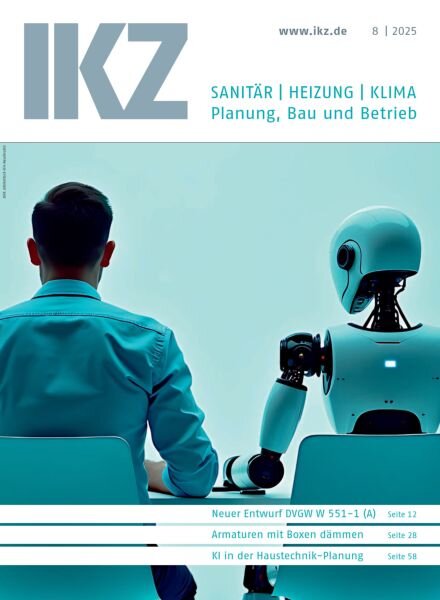 IKZ Haustechnik – Nr 8 August 2025 Cover
