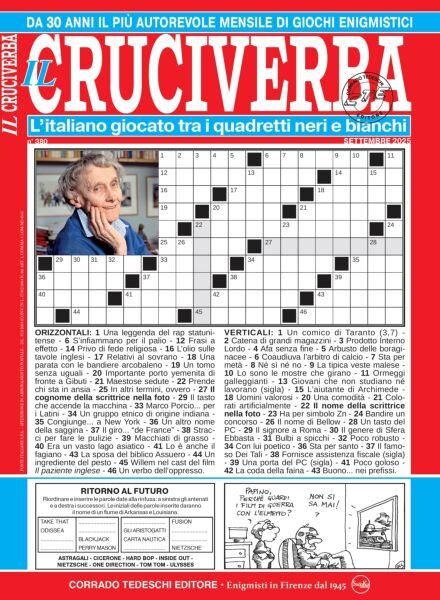 Il Cruciverba – Settembre 2025 Cover
