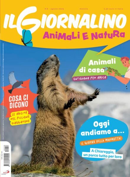 Il Giornalino Animali e Natura – Agosto 2025 Cover