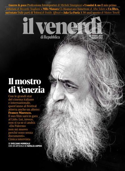 Il Venerdi di Repubblica – 22 Agosto 2025 Cover