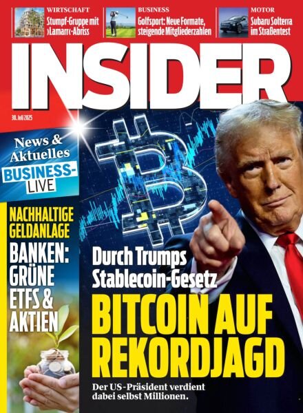 Insider Austria – 30 Juli 2025 Cover