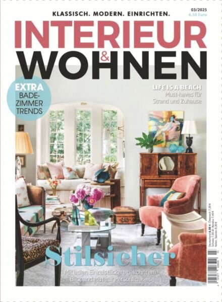 Interieur & Wohnen – Juli-August-September 2025 Cover