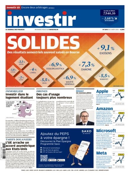 Investir – 2 Aout 2025 Cover