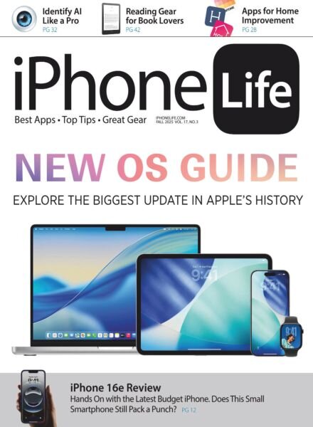 iPhone Life Magazine – Fall 2025 Cover