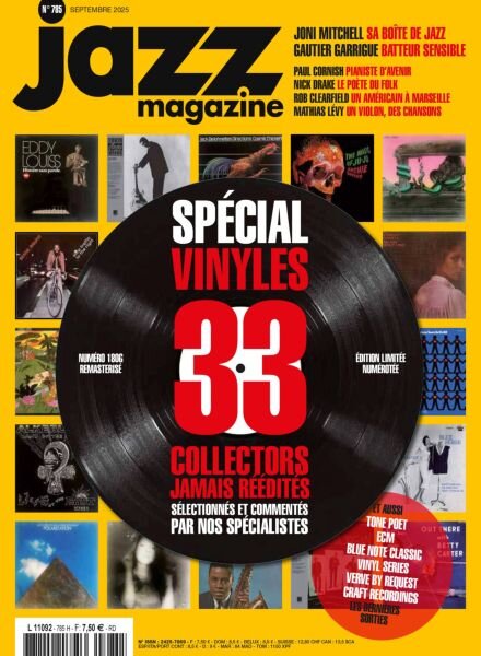 Jazz Magazine – Septembre 2025 Cover