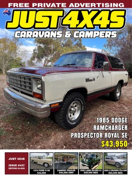 Just 4x4s Caravans & Campers – August 2025 Cover