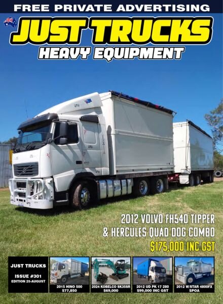 Just Trucks & Heavy Equipment – August 2025 Cover