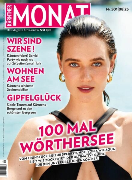 Karntner Monat – August 2025 Cover