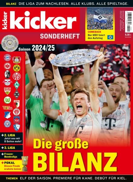 Kicker Sonderheft – Saisoon 2024 2025 Cover